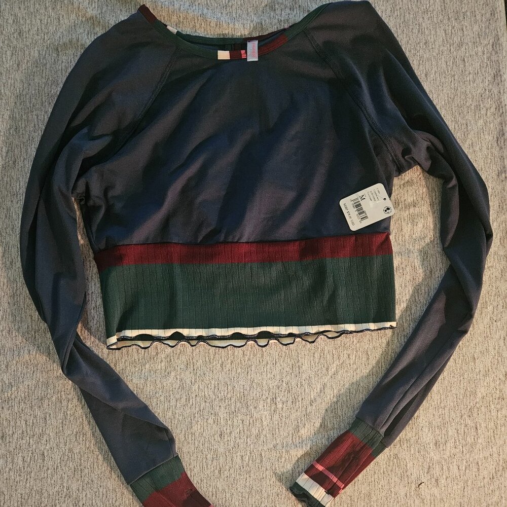 NWT Free People Shirt long sleeve M